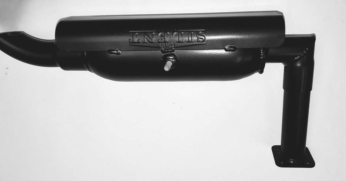 Generator Muffler Silences Annoying Exhaust Noise From Portable Units